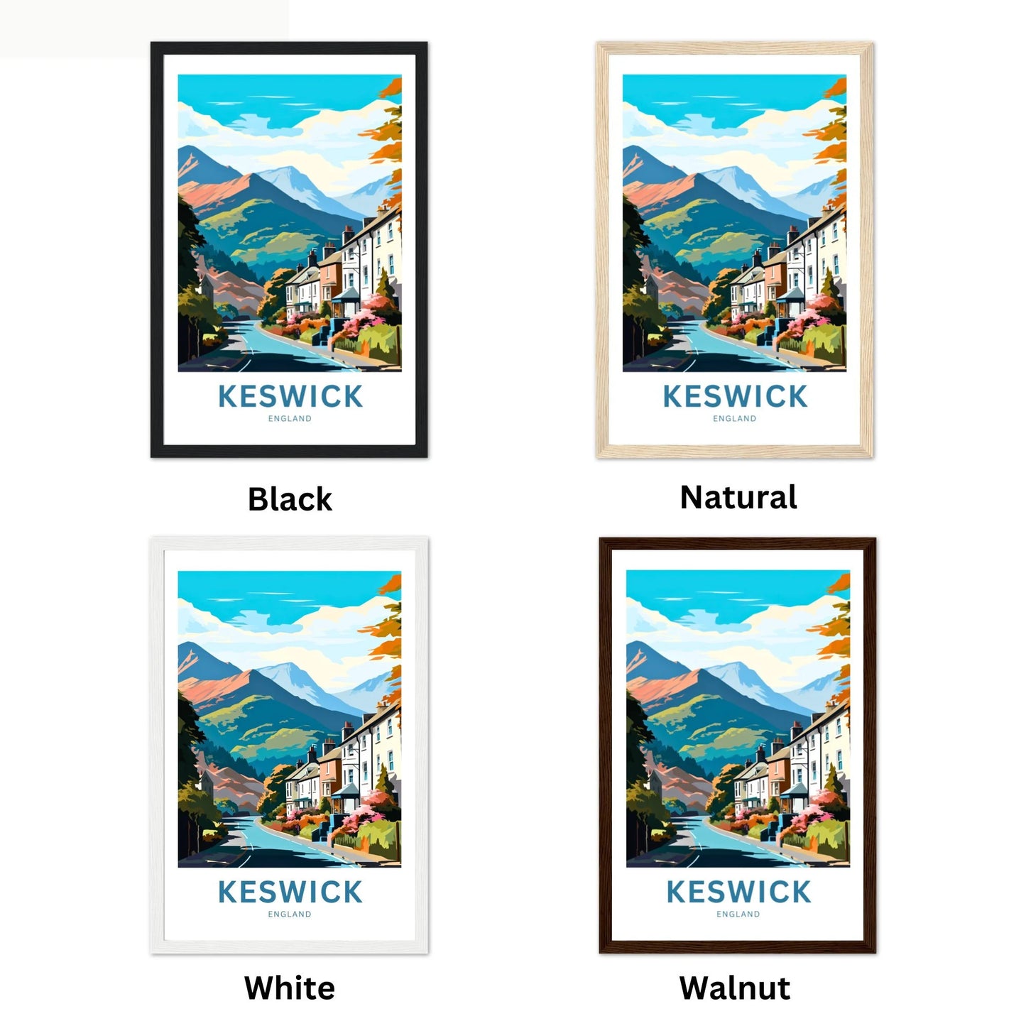 Keswick Travel Poster