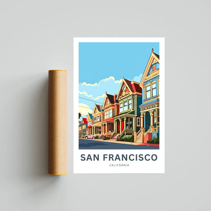 San Francisco Travel Poster