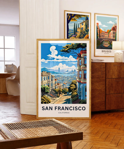 San Francisco Travel Poster