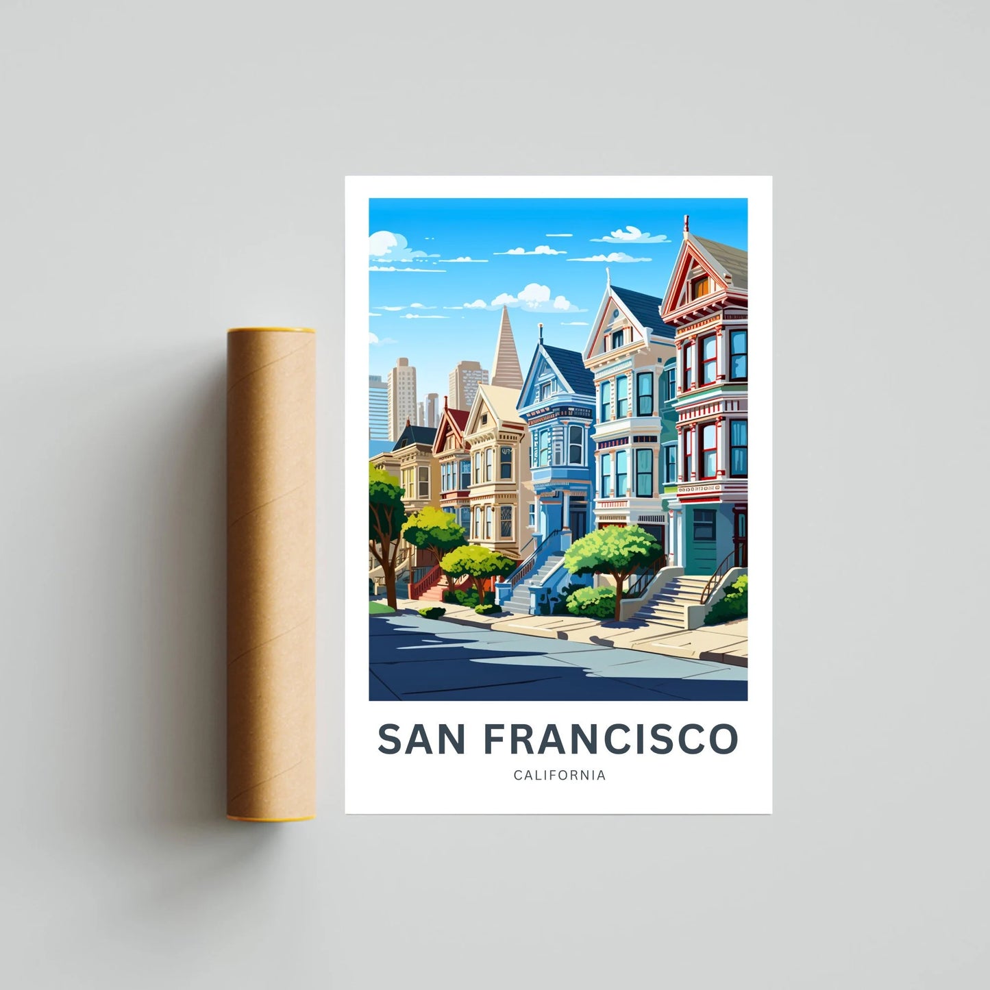 San Francisco Travel Poster