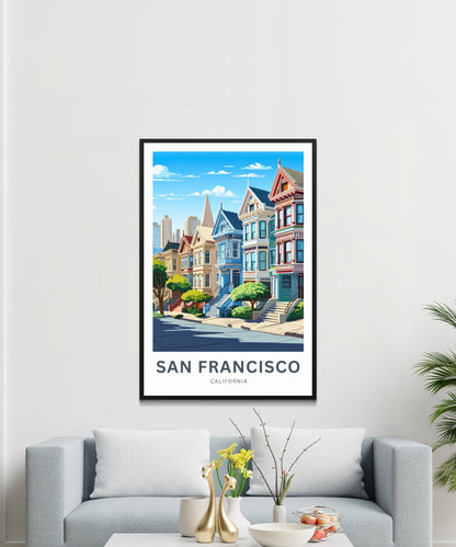 San Francisco Travel Poster