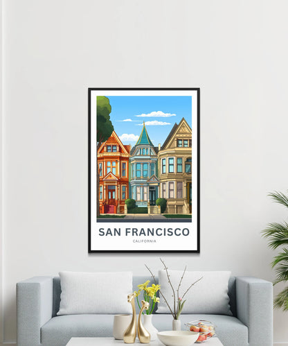 San Francisco Travel Poster