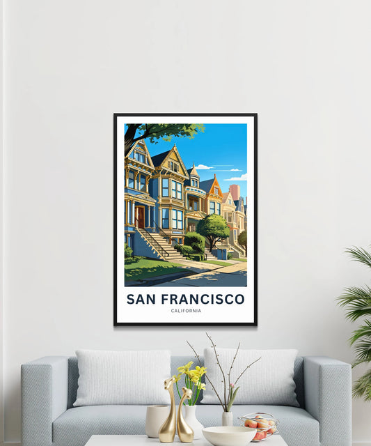 San Francisco Travel Poster