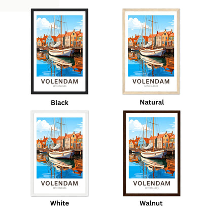 Volendam Travel Poster