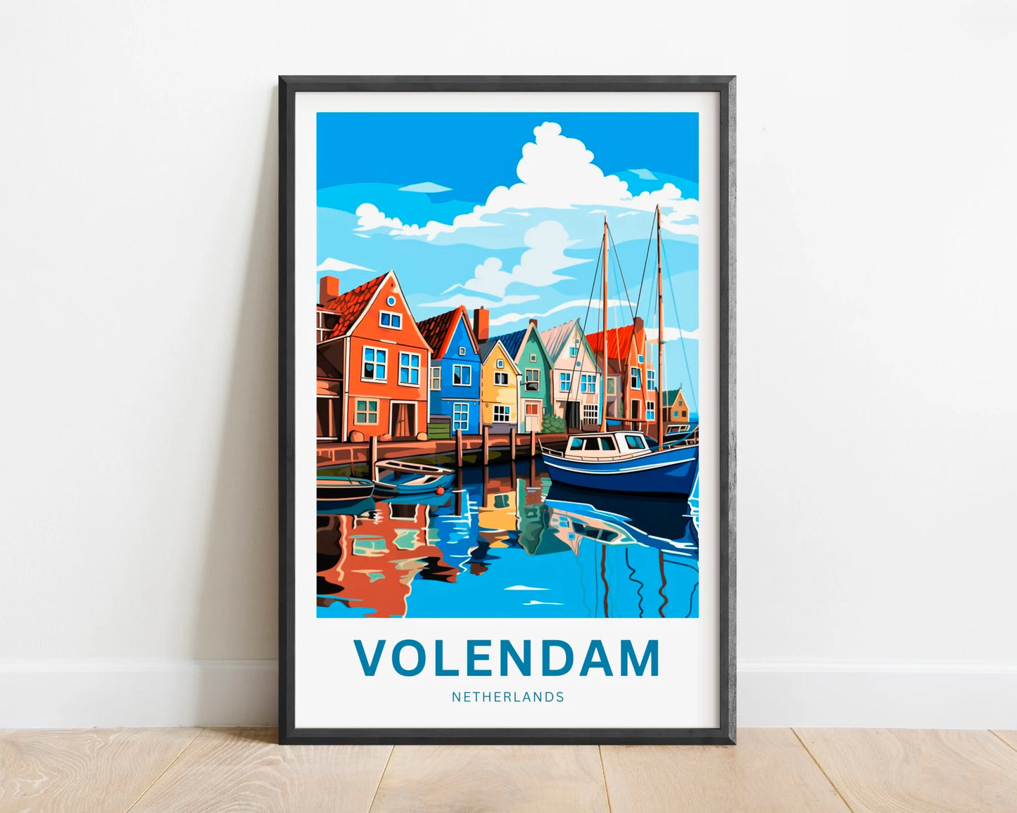 Volendam Travel Poster