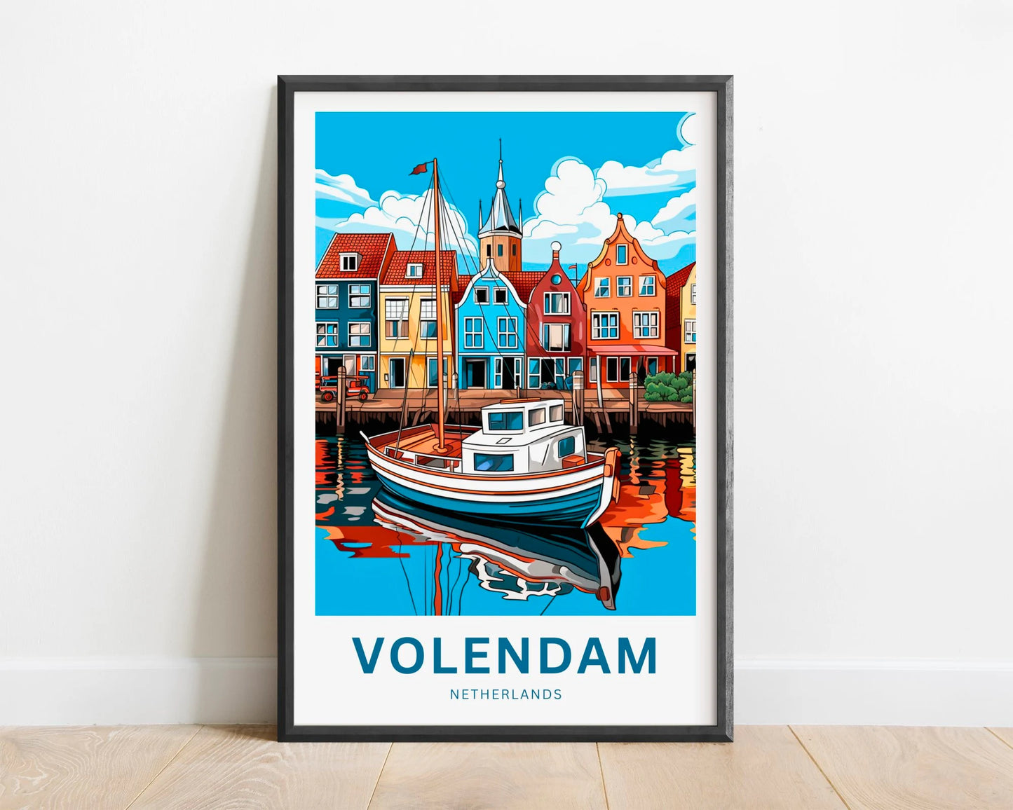 Volendam Travel Poster