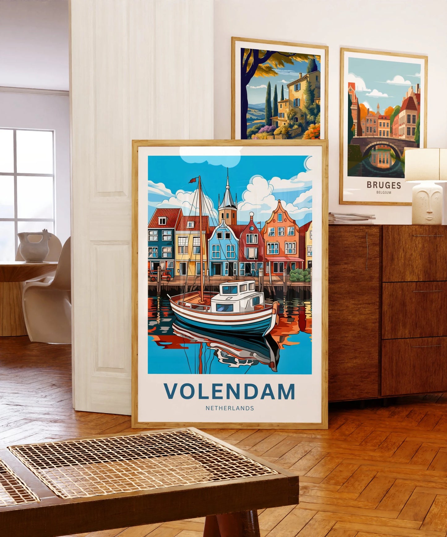 Volendam Travel Poster