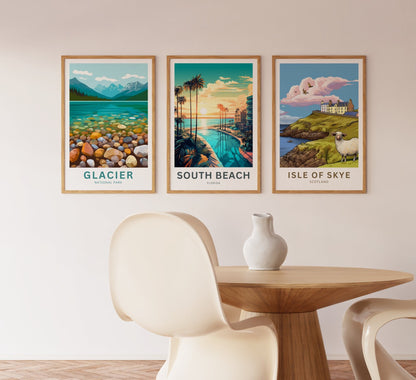 South Beach Travel Poster