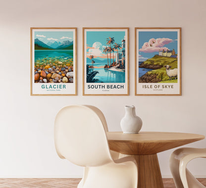 South Beach Travel Poster