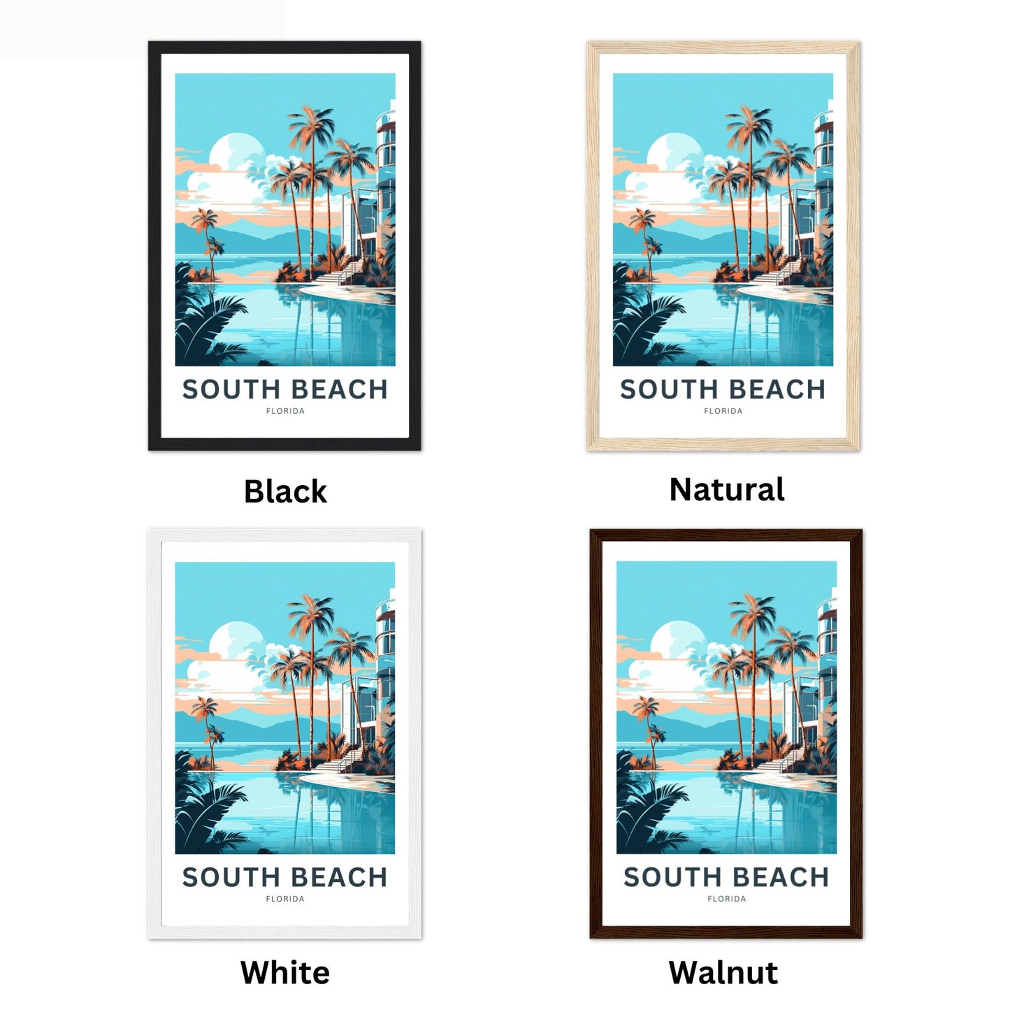 South Beach Travel Poster