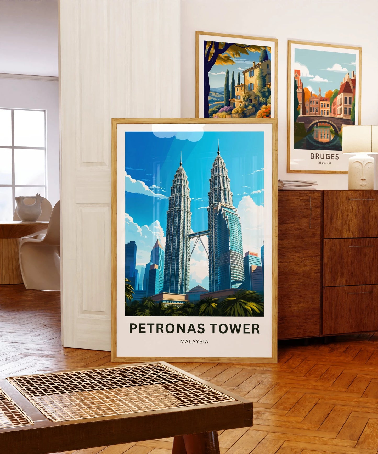 Petronas Tower Travel Poster