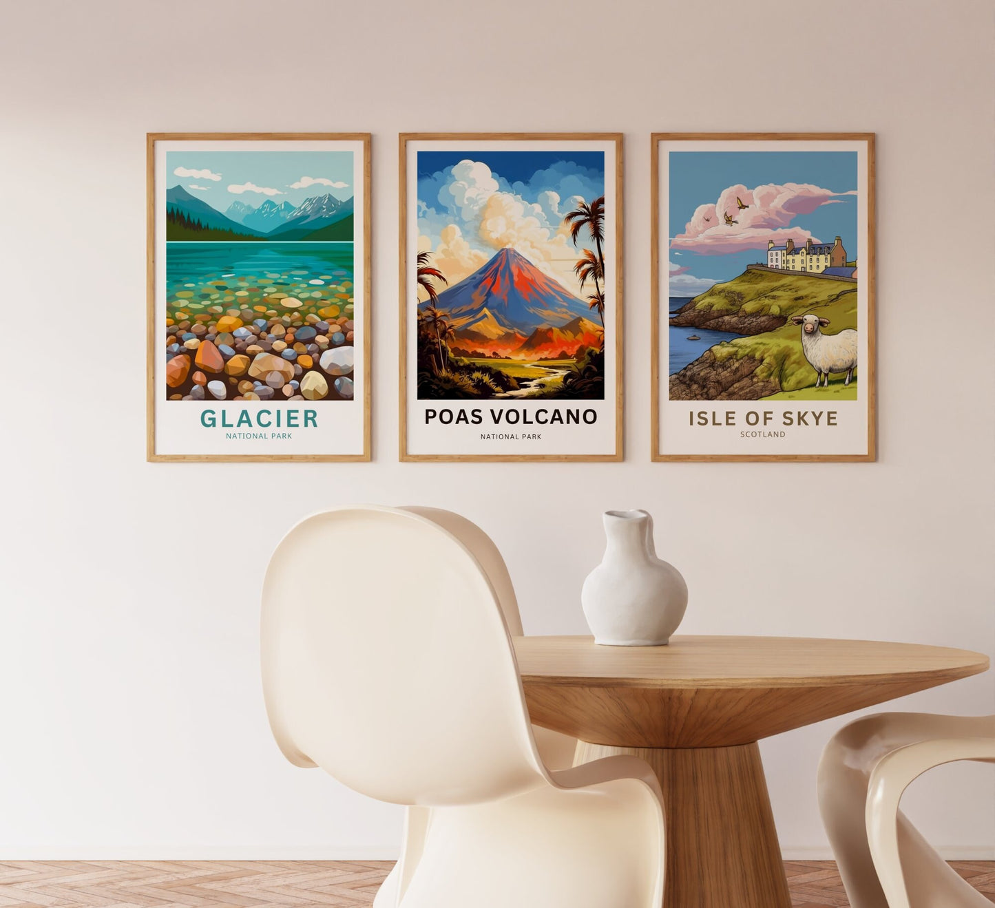 Poas Volcano Travel Poster