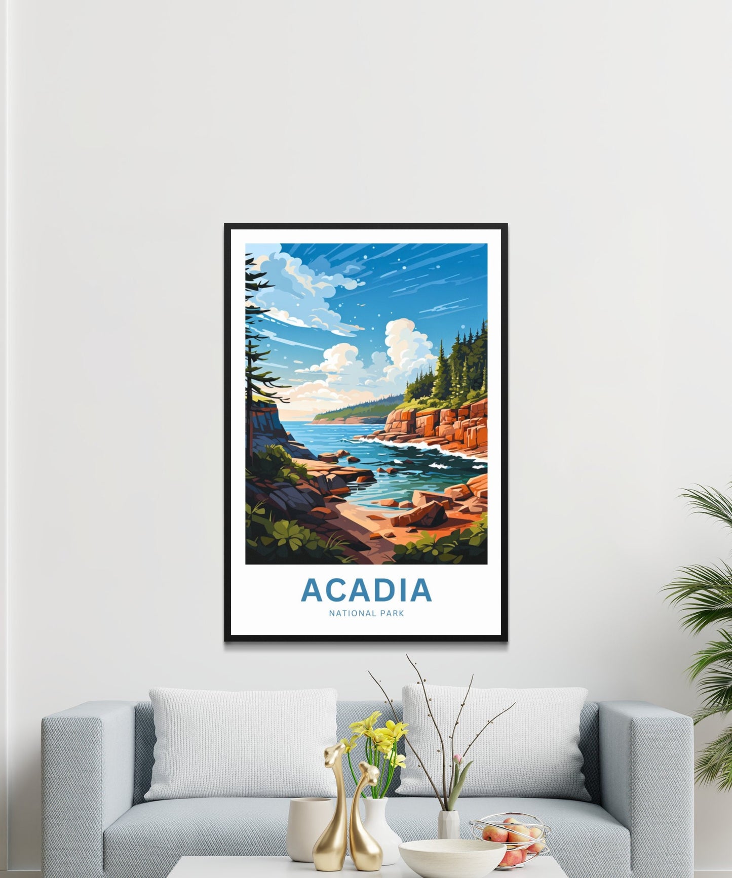 Acadia Travel Poster