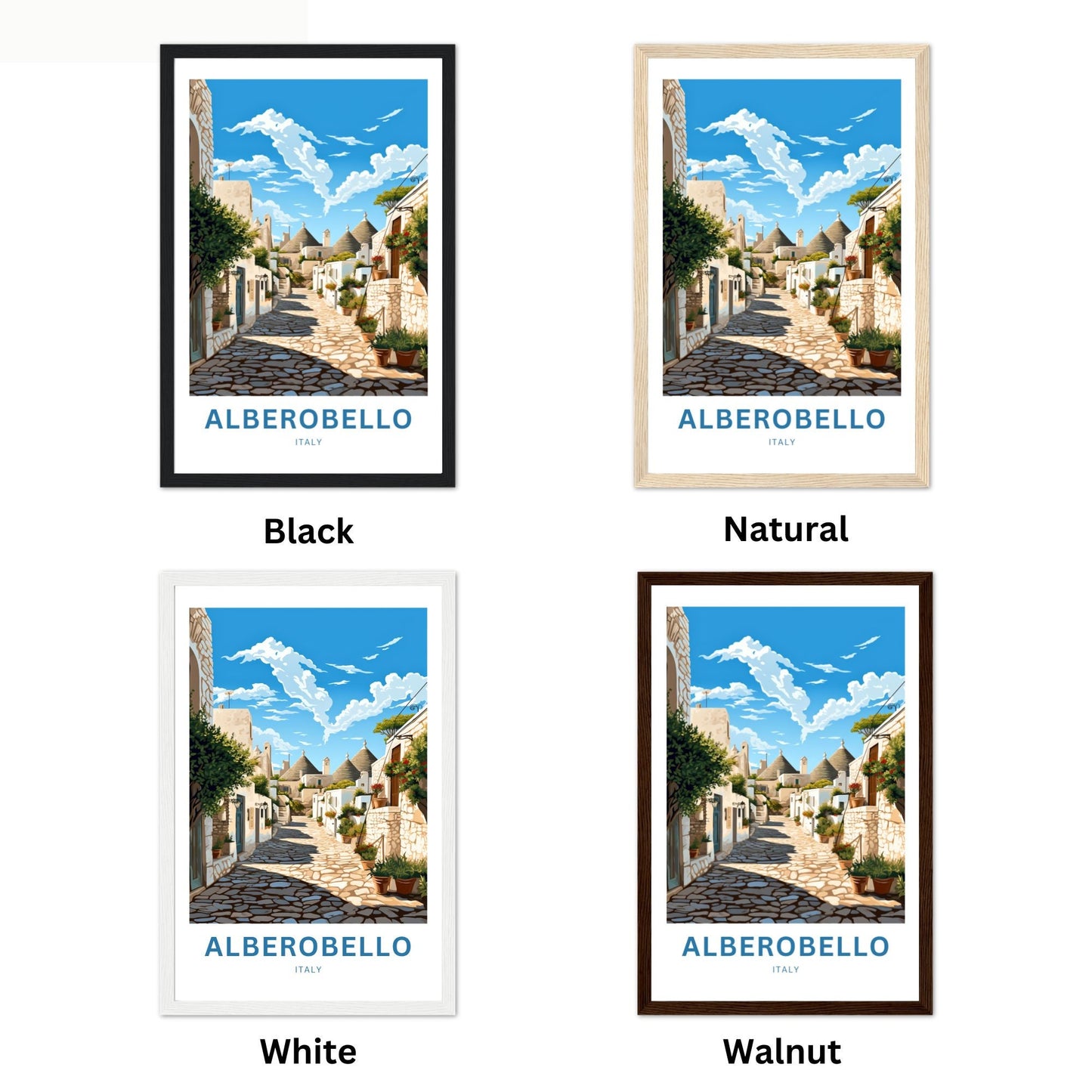 Alberobello Travel Print - Historic Beauty