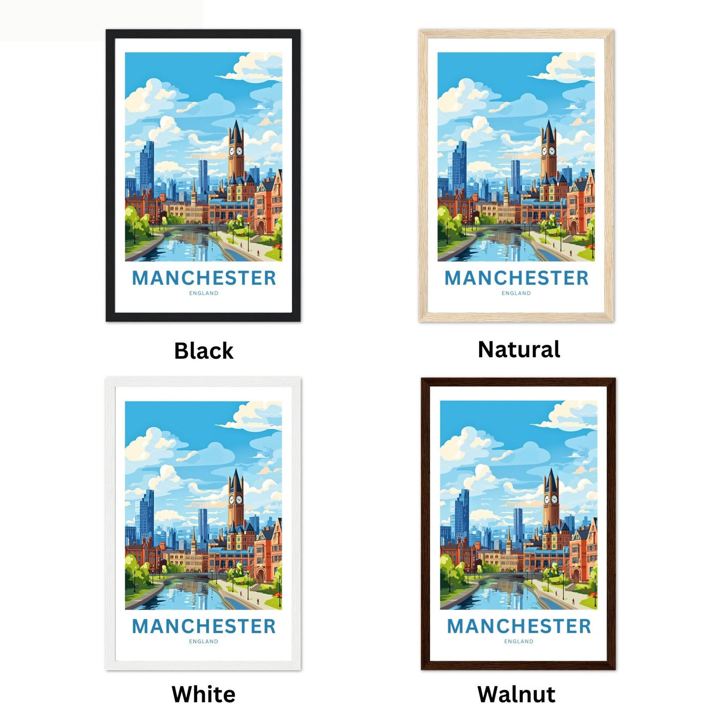 Manchester Travel Poster