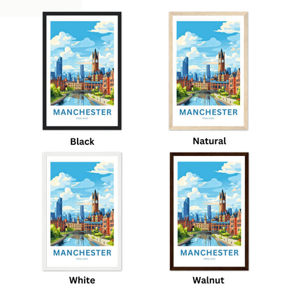 Manchester Travel Poster