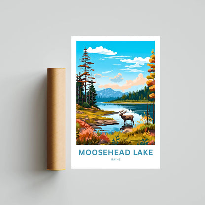 Moosehead Lake Travel Poster