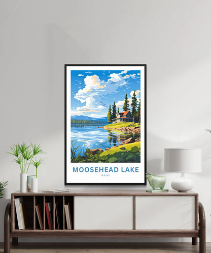 Moosehead Lake Travel Poster