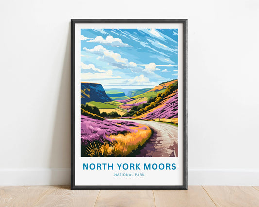 North York Moors  Travel Poster