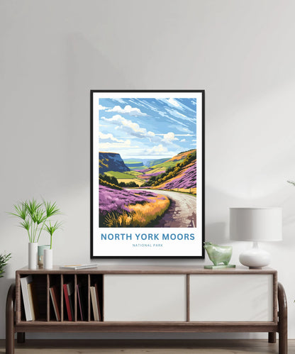 North York Moors  Travel Poster