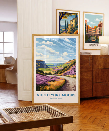 North York Moors  Travel Poster