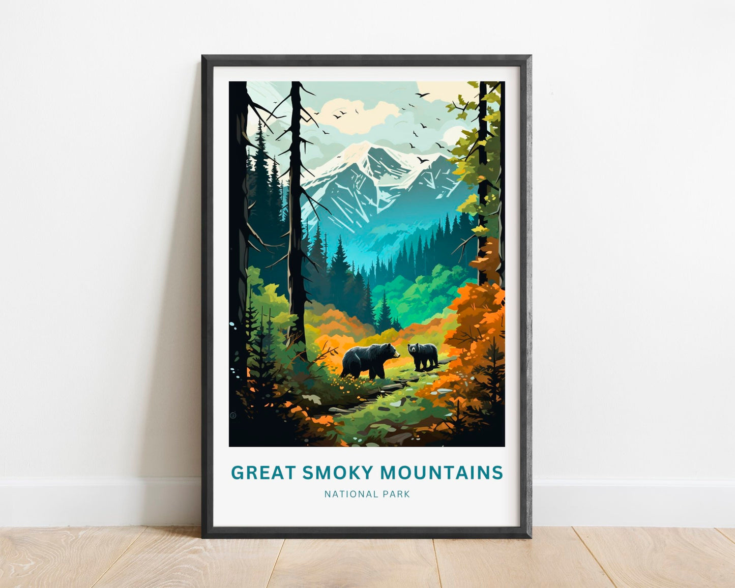 Great Smoky Mountains Travel Poster