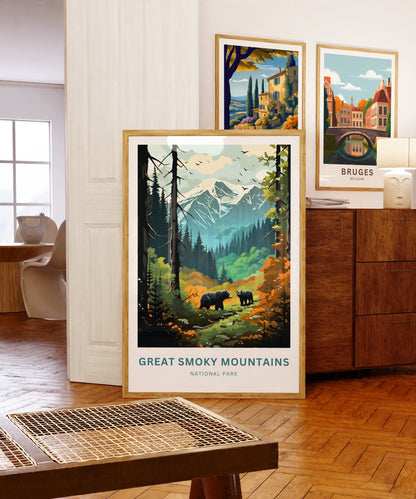 Great Smoky Mountains Travel Poster