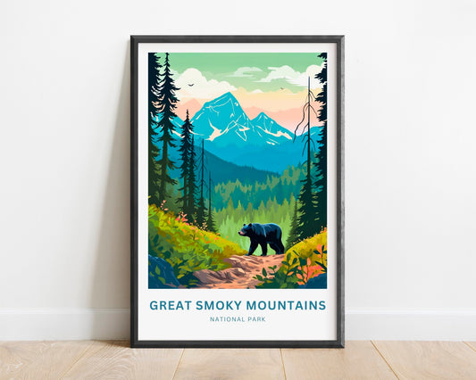 Great Smoky Mountains Travel Poster