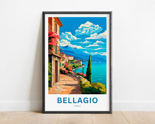Bellagio Travel Poster