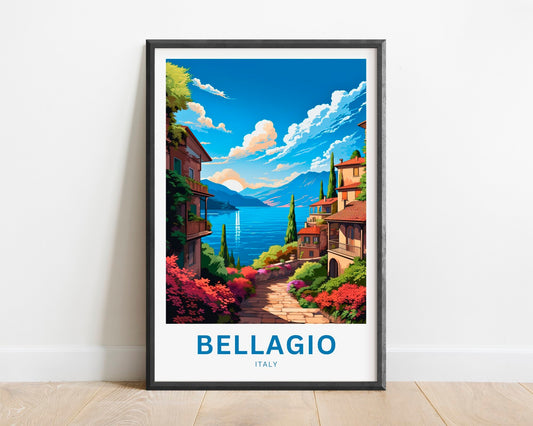 Bellagio Travel Poster