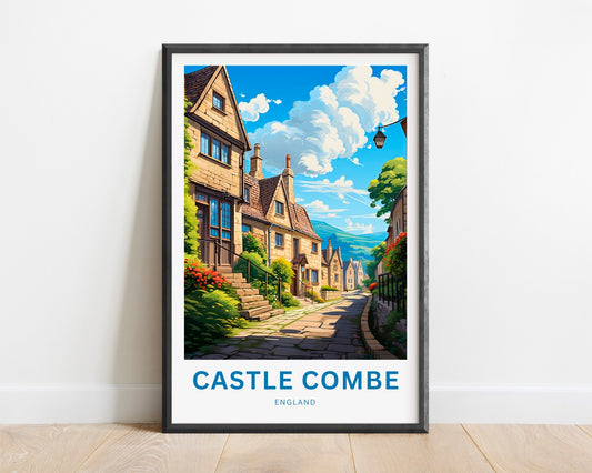 Castle Combe Travel Poster