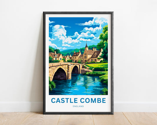 Castle Combe Travel Poster