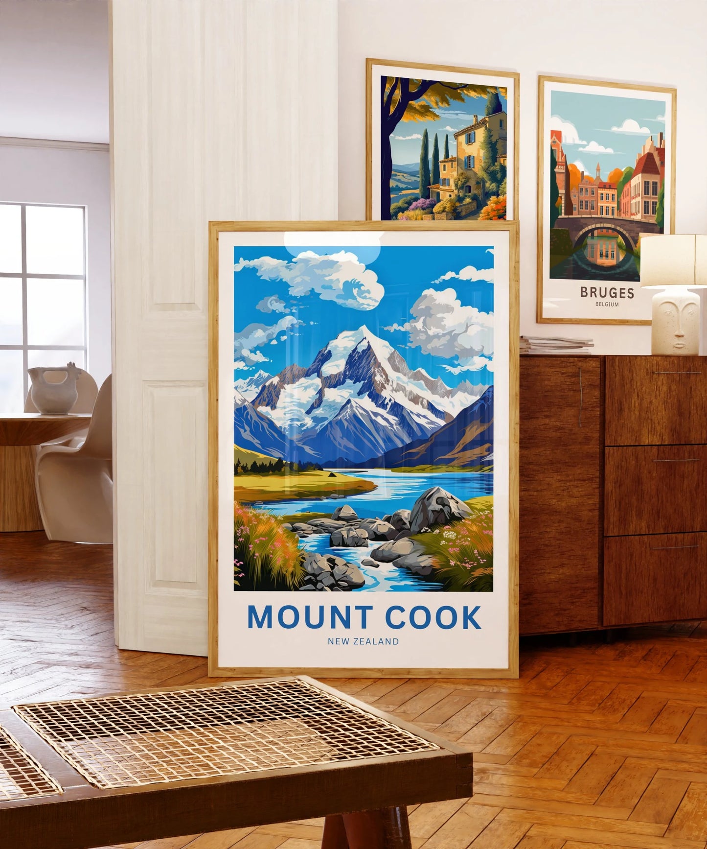 Mount Cook Travel Poster