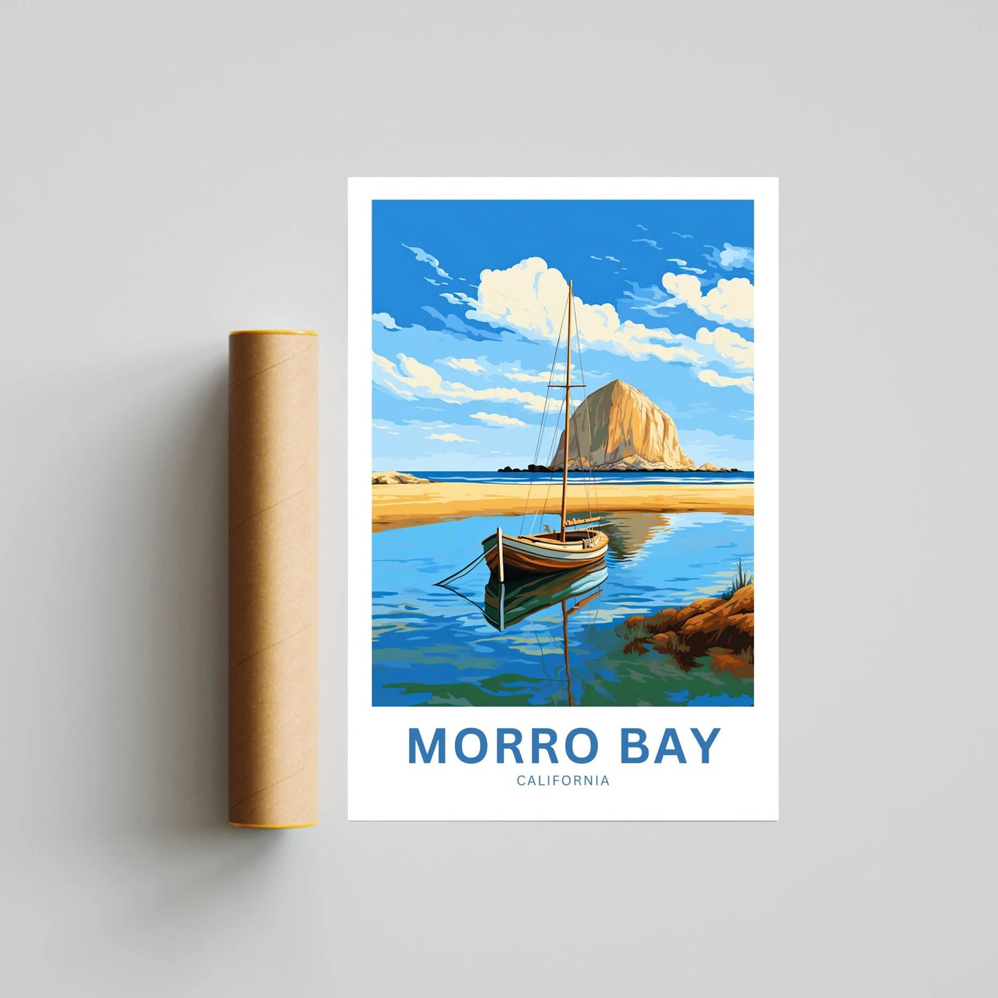 Morro Bay Travel Poster