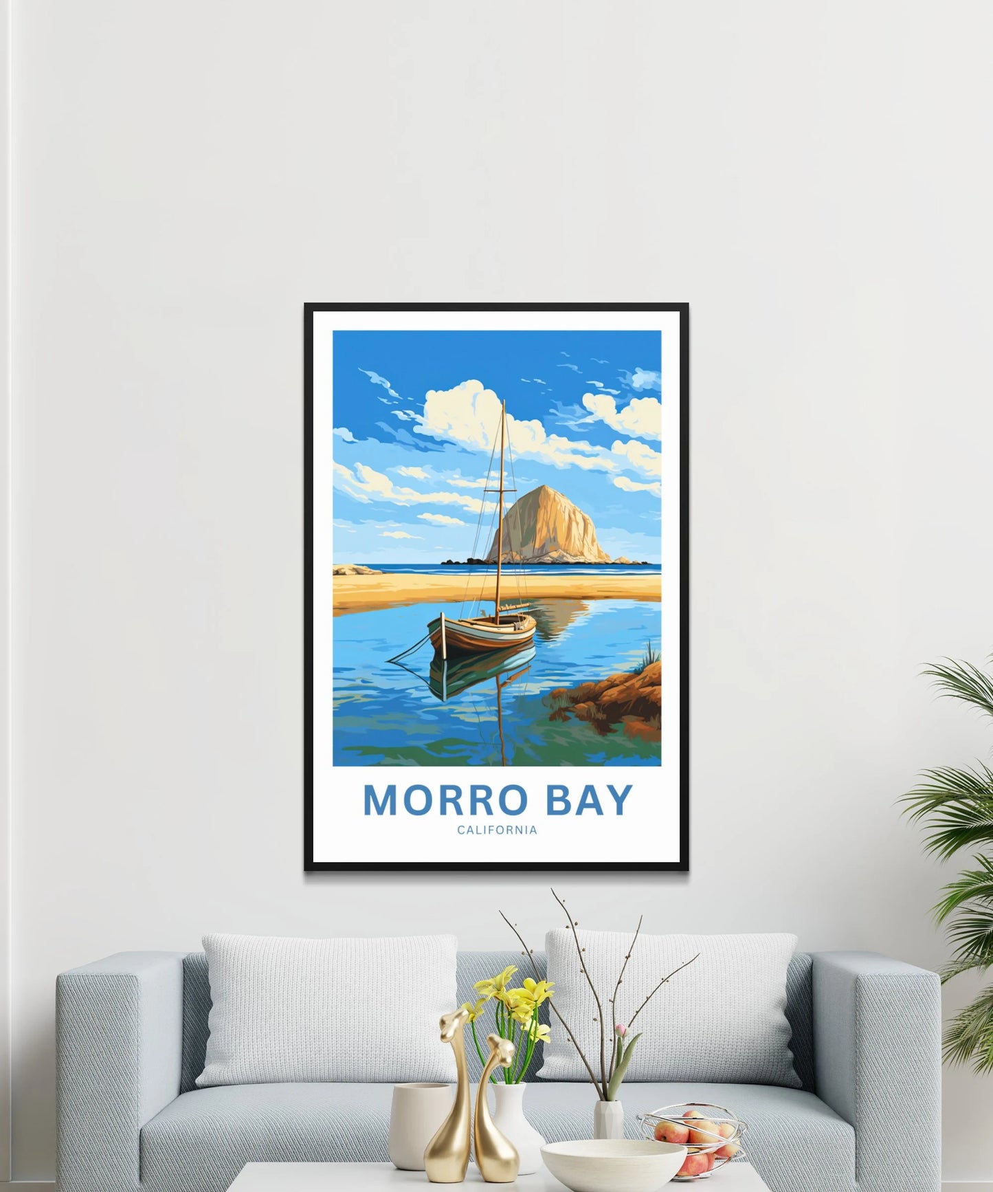 Morro Bay Travel Poster