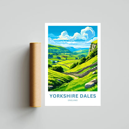 Yorkshire Dales  Travel Poster