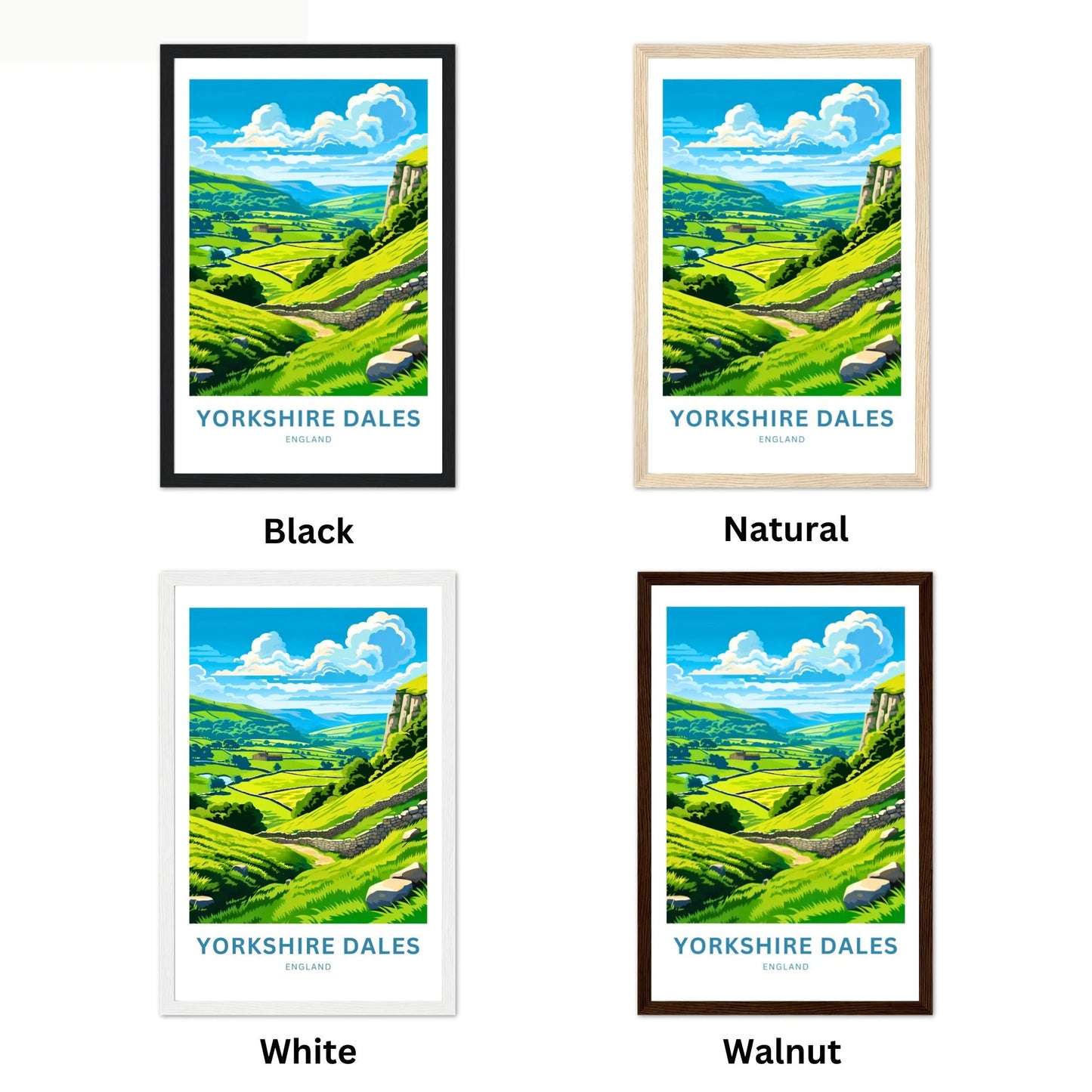 Yorkshire Dales  Travel Poster