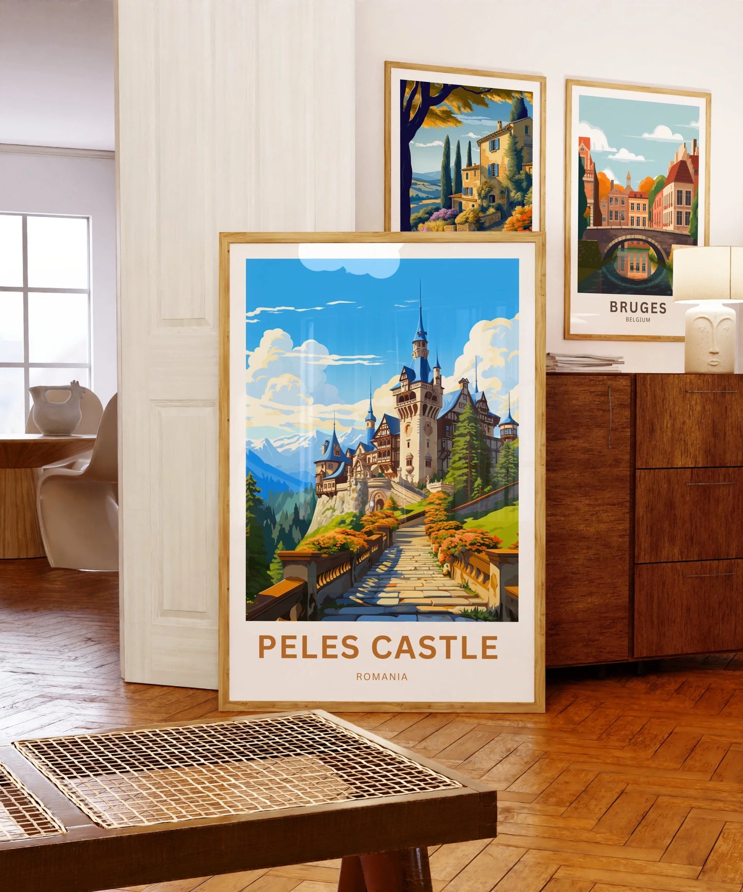 Peles Castle Travel Poster