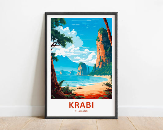 Krabi Travel Poster