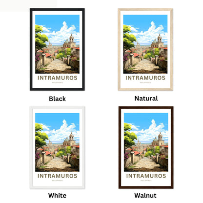 Intramuros Travel Poster
