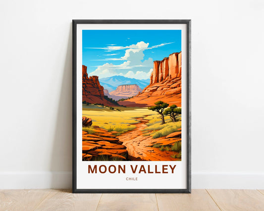 Moon Valley Travel Poster