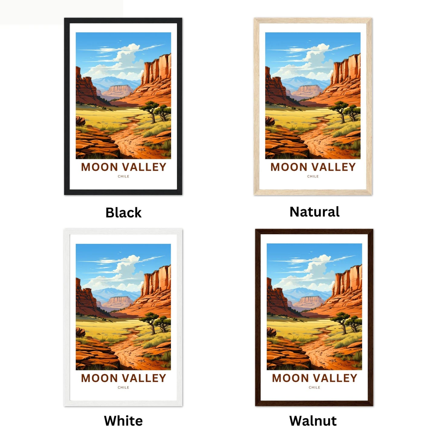 Moon Valley Travel Poster