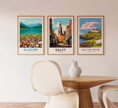 Delft Travel Poster