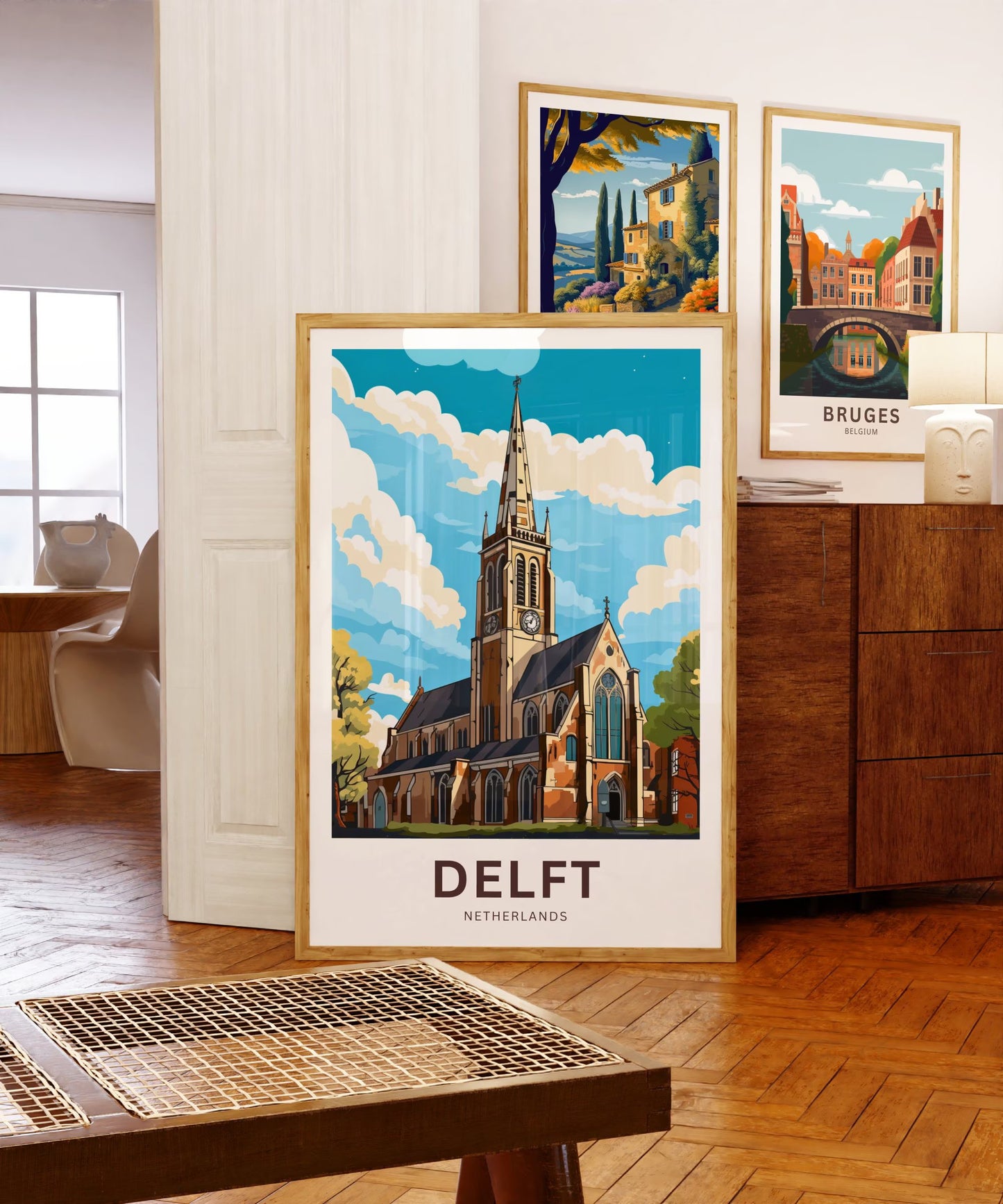 Delft Travel Poster