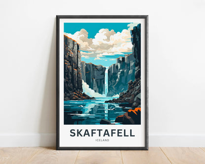 Skaftafell Travel Poster