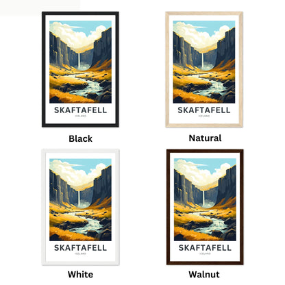 Skaftafell Travel Poster