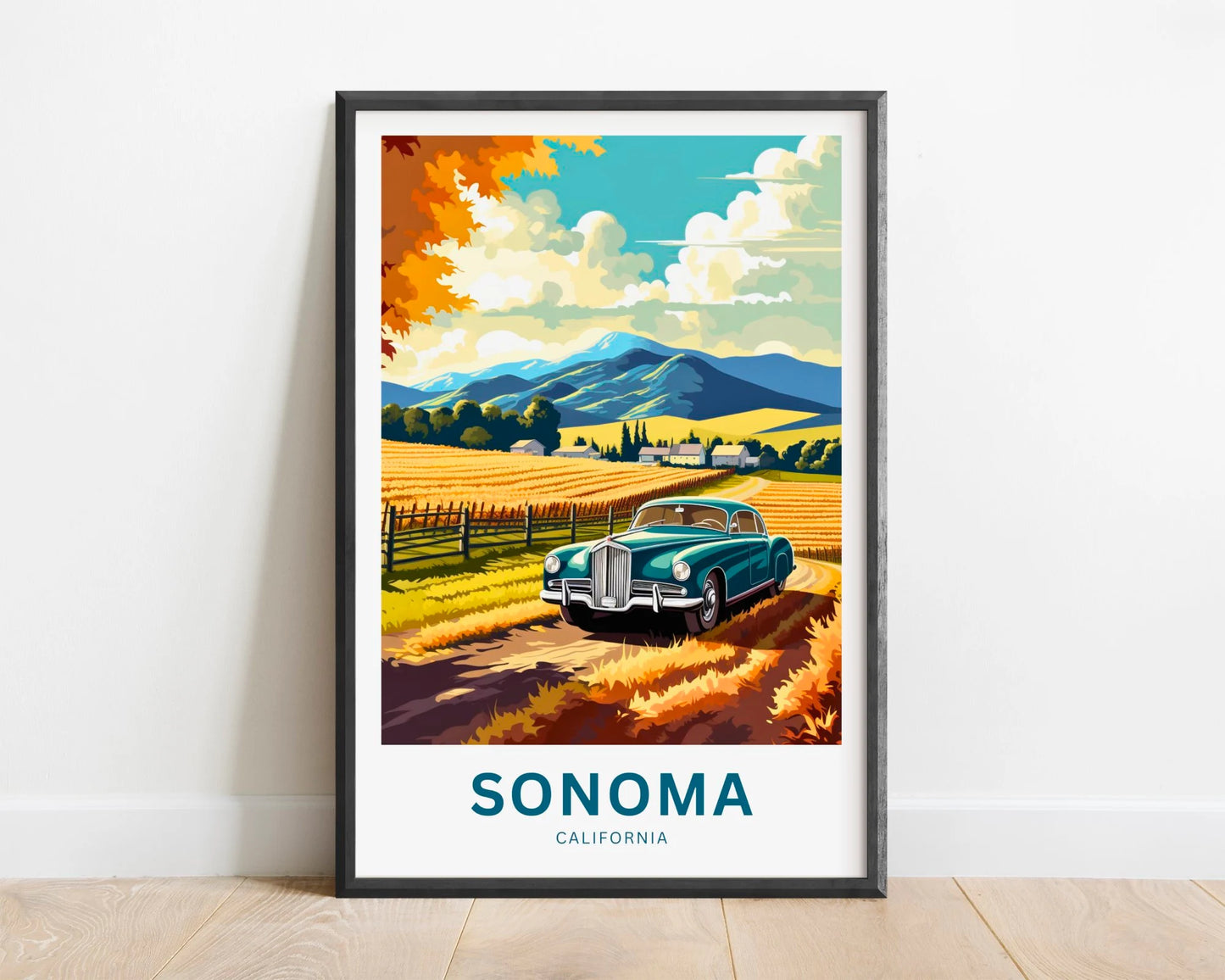 Sonoma Travel Poster