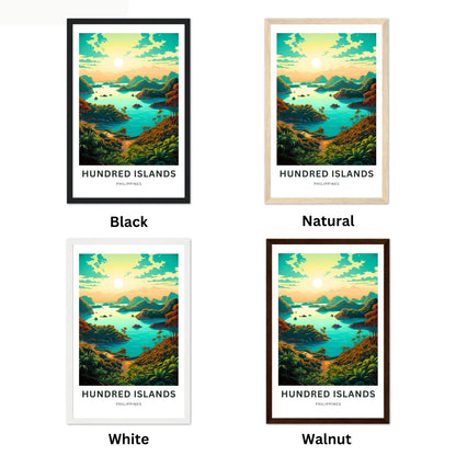 Hundred Islands Travel Poster