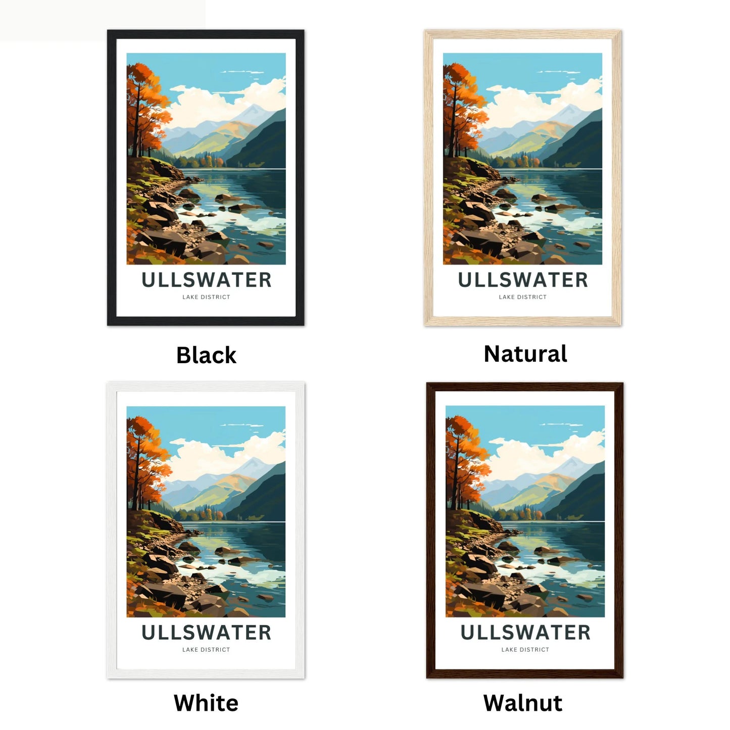 Ullswater Travel Poster