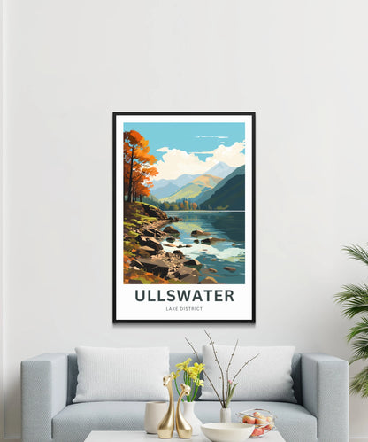 Ullswater Travel Poster